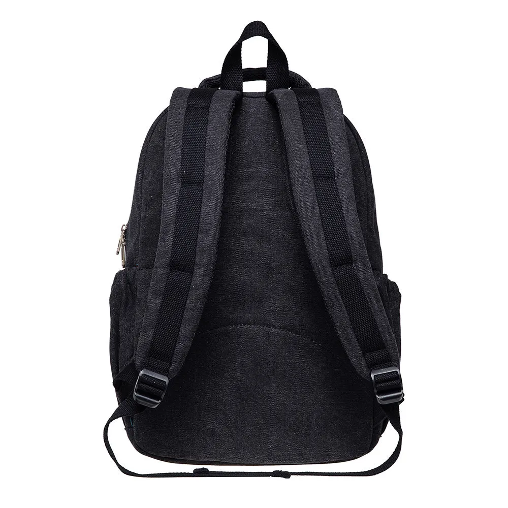 Retro Casual Unisex Backpack Canvas Daily Student School Bag