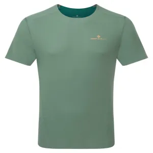 Ronhill Men's Tech Race Short Sleeve Tee in Dark Sage/Deep Teal AW24