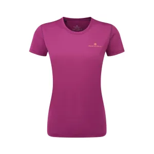 Ronhill | Women's Tech S/S Tee - Blackcurrant/Mango