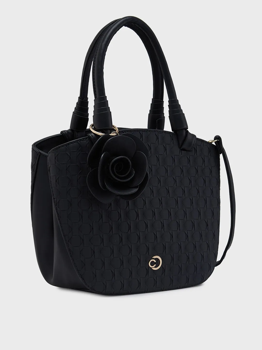 Rosa Tote Medium Black Handbag Black