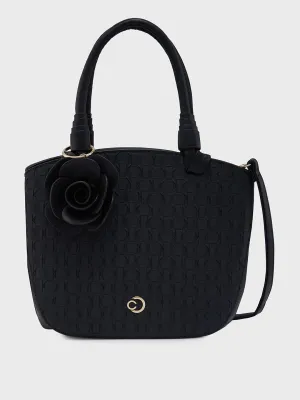 Rosa Tote Medium Black Handbag Black