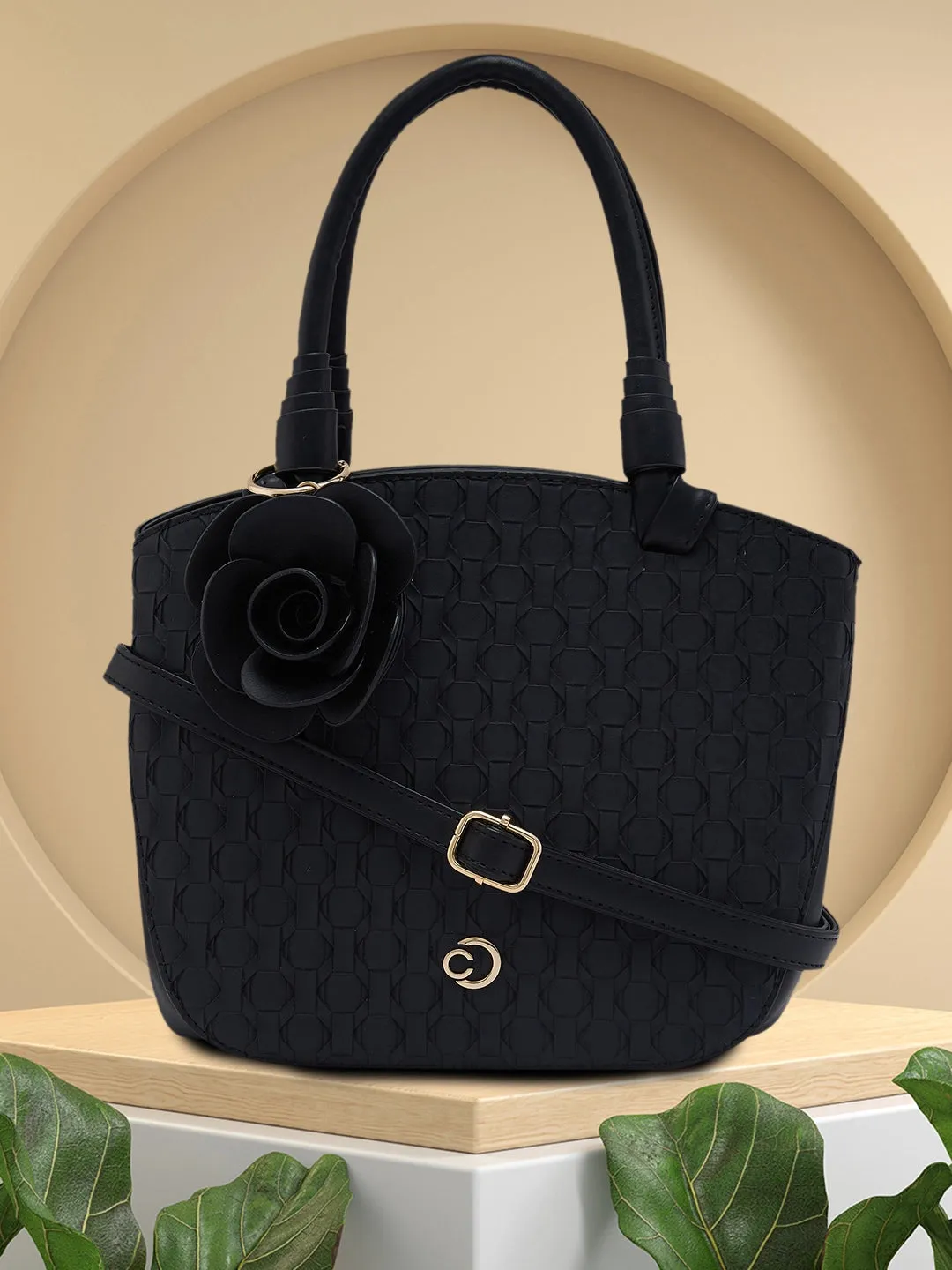 Rosa Tote Medium Black Handbag Black