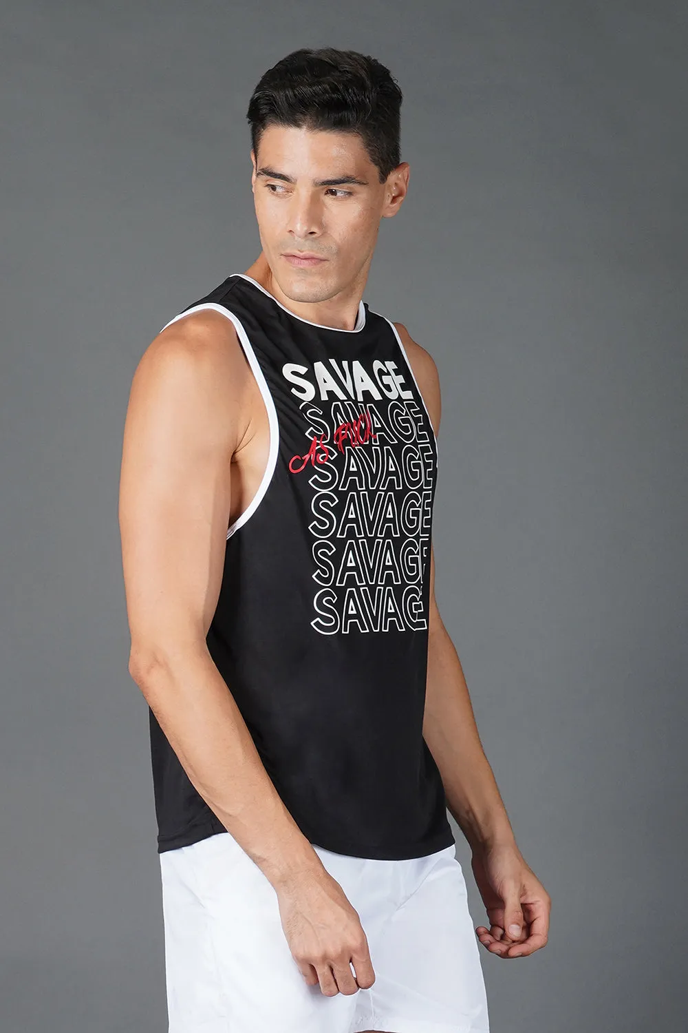 Savage Tank (Black )