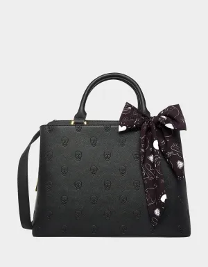 SKULLICIOUS SATCHEL BLACK