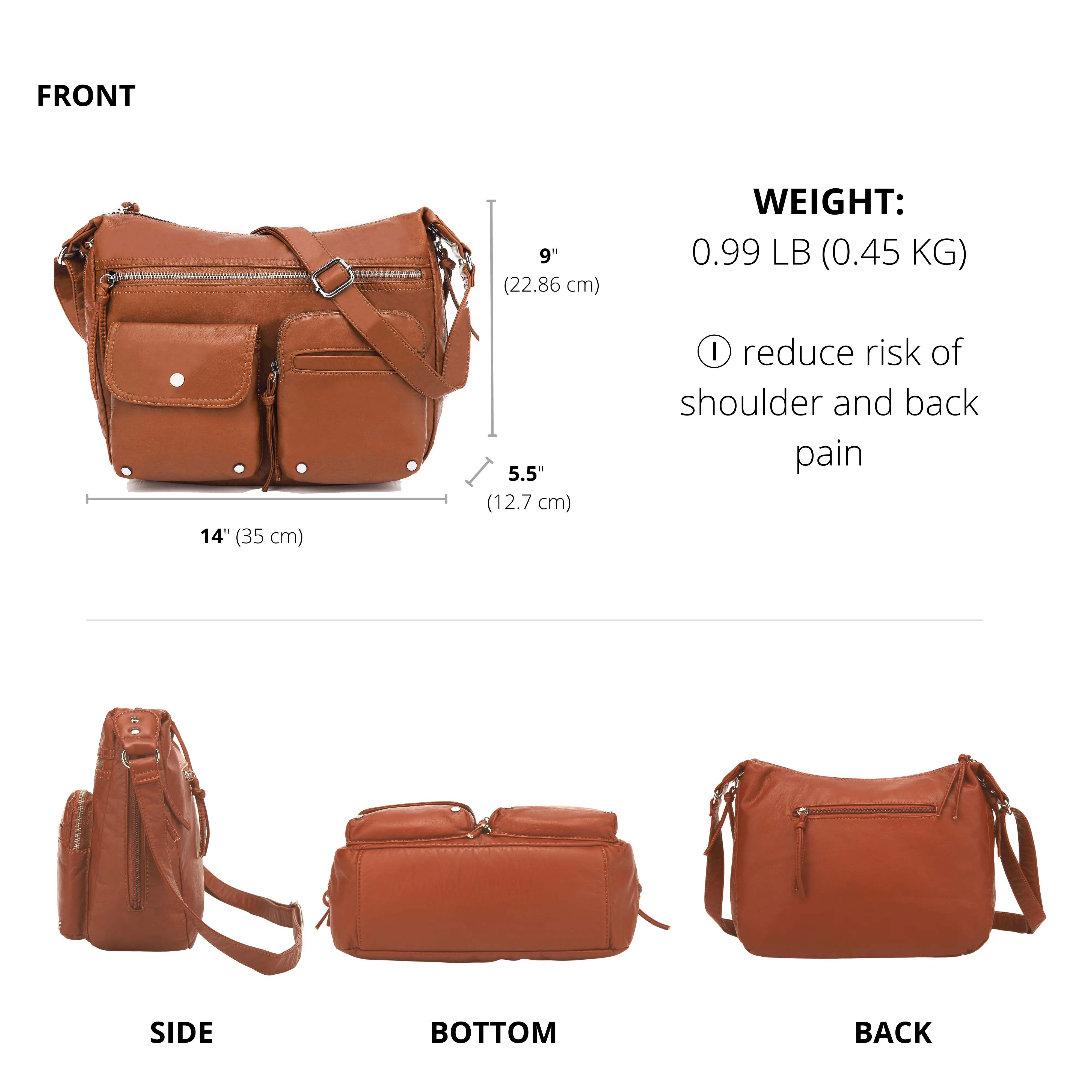 Ultra Soft Medium Crossbody, Shoulder Bag H1800