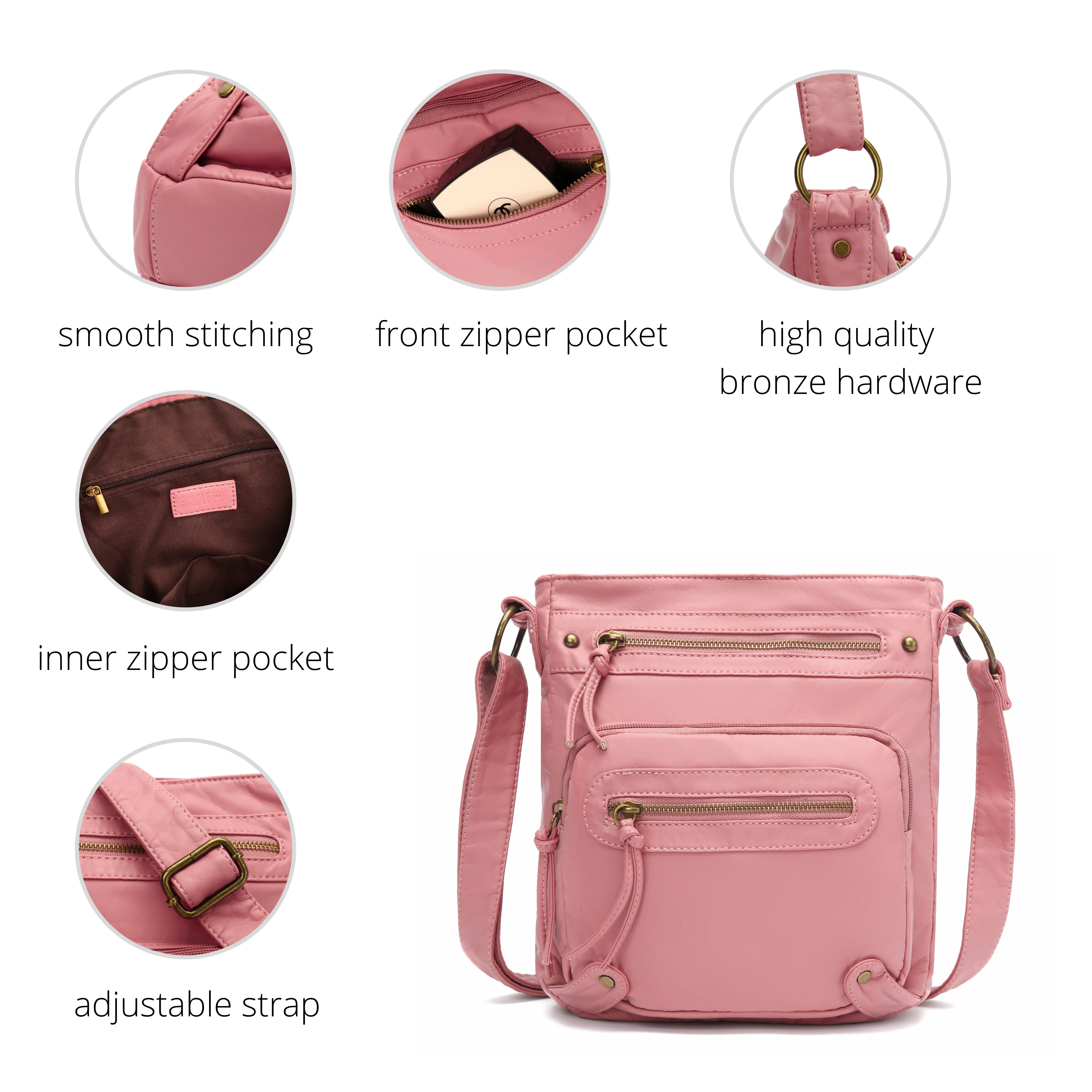 Ultra Soft Small Crossbody, Shoulder Bag H1693