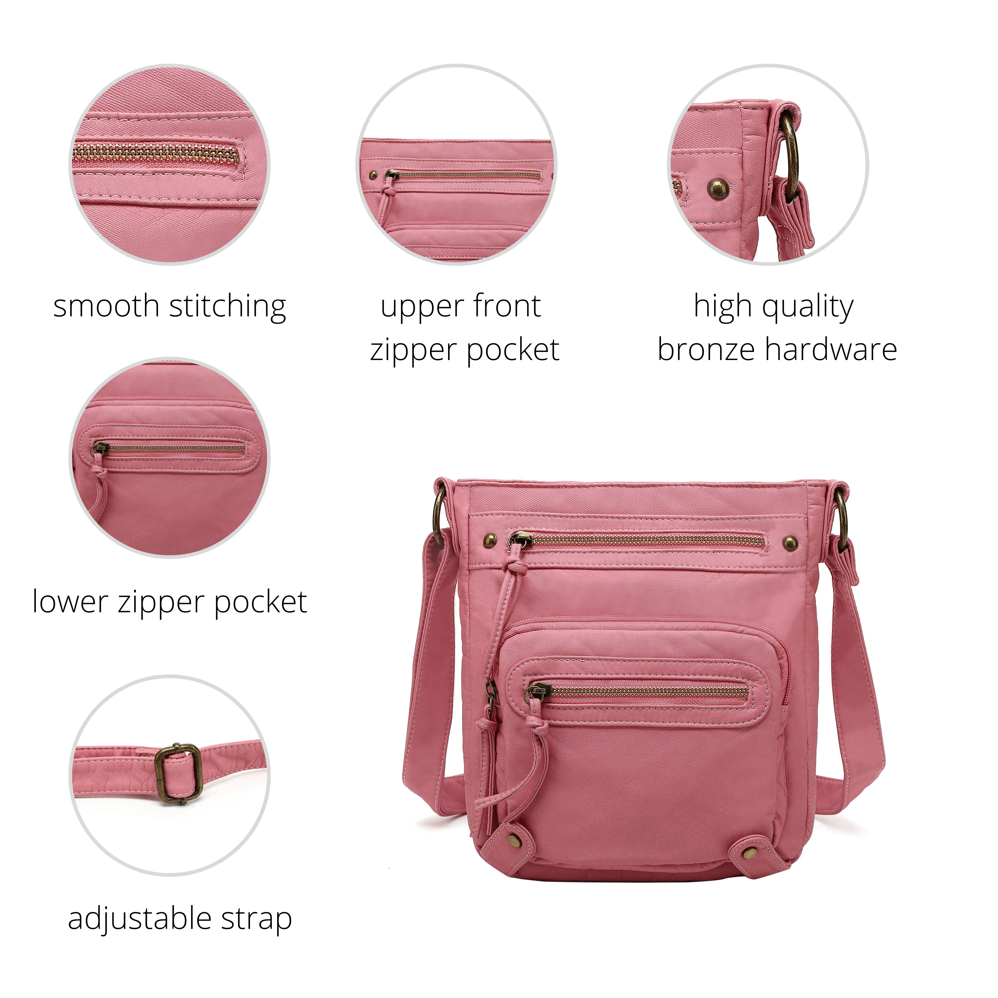 Ultra Soft Small Crossbody, Shoulder Bag H1693