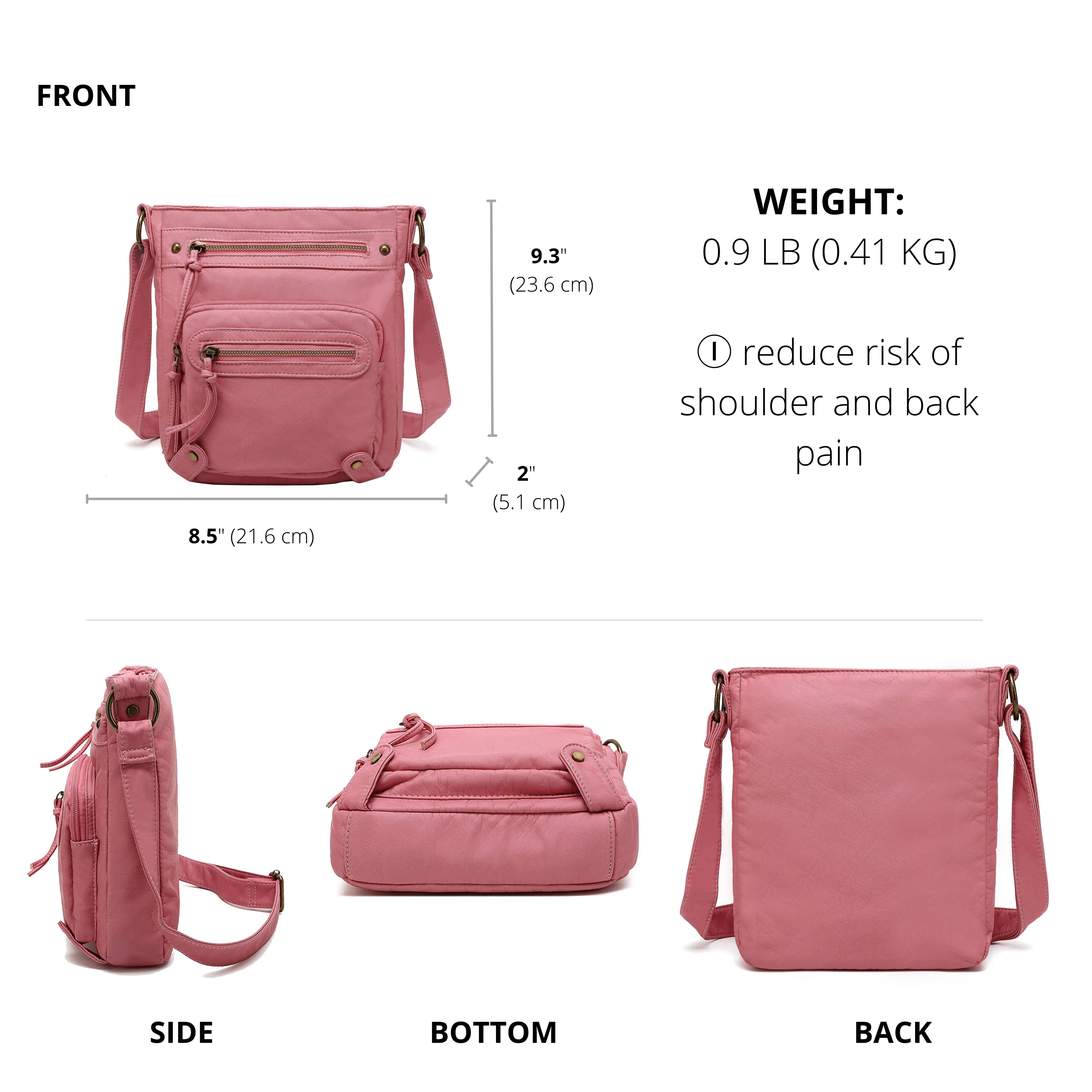 Ultra Soft Small Crossbody, Shoulder Bag H1693