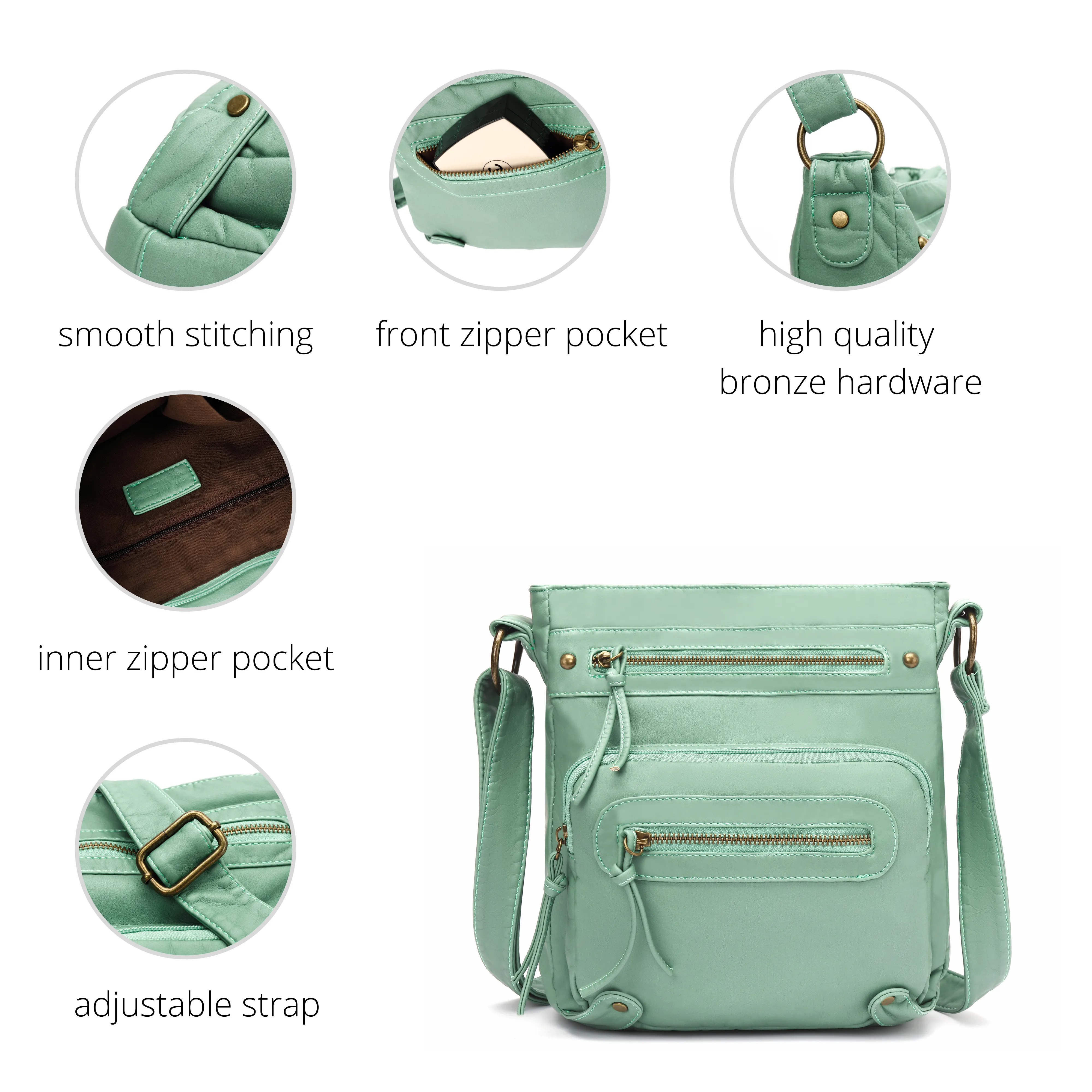 Ultra Soft Small Crossbody, Shoulder Bag H1693