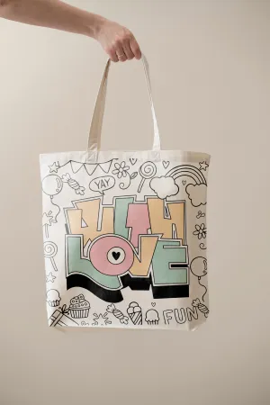 With Love - Statement Tote Bag